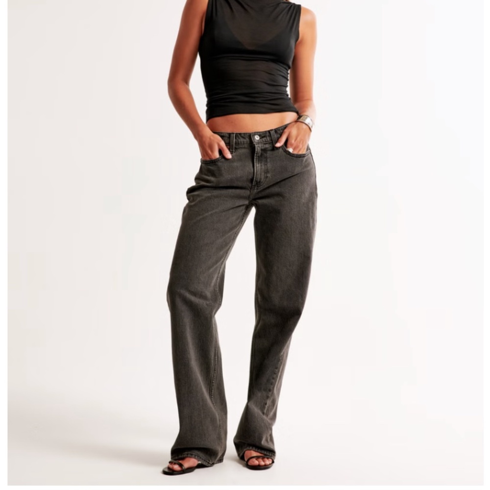 Abercrombie Low Rise Baggy Jean